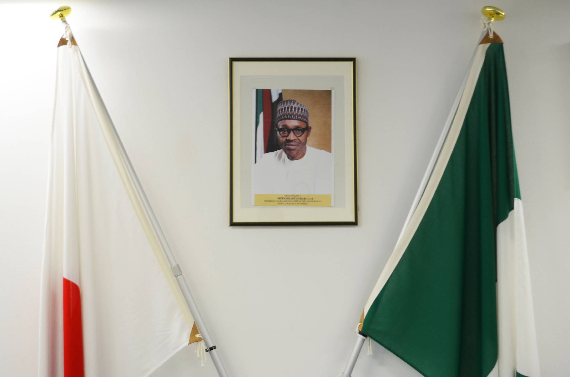 Portrait of H.E. Muhammadu Buhari, President of Nigeria